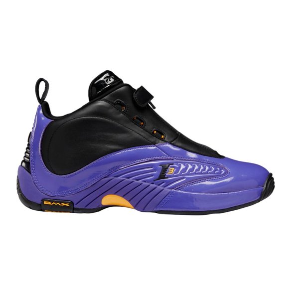 Reebok Answer IV 'Lakers' Allen Iverson Basketball Shoes - Picture 1 of 6
